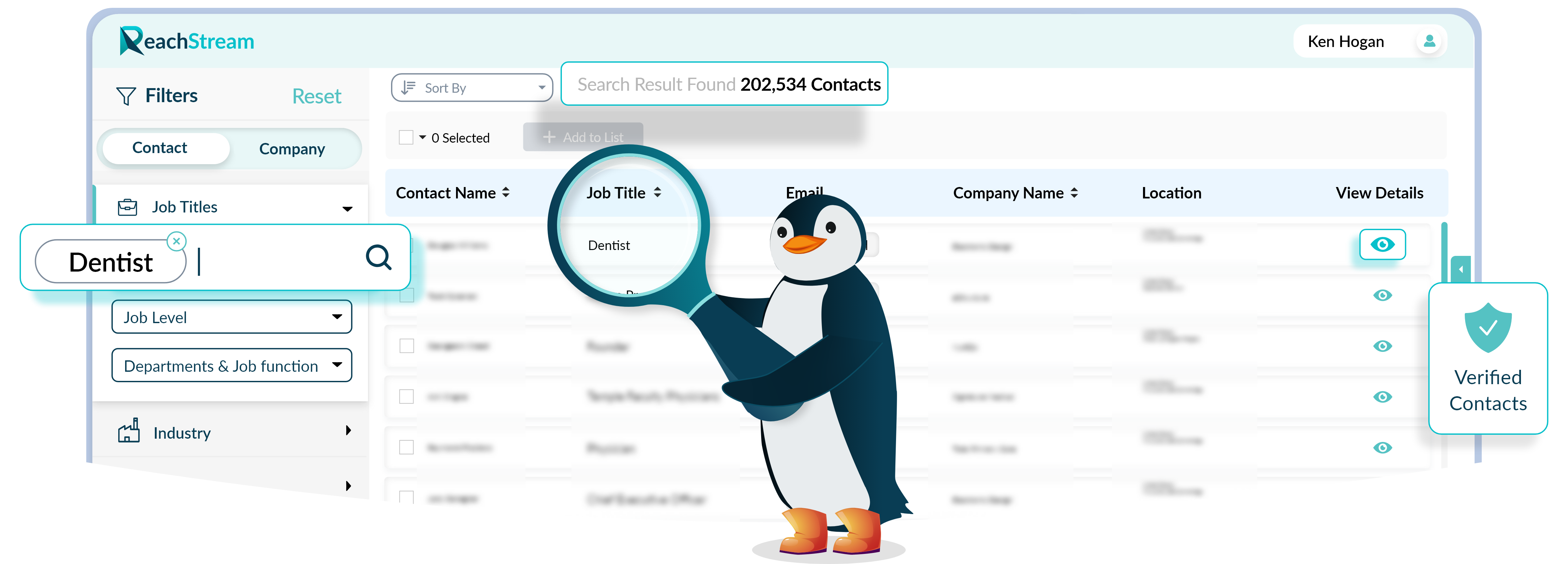 Get Verified Dentist Email List From Reachstream