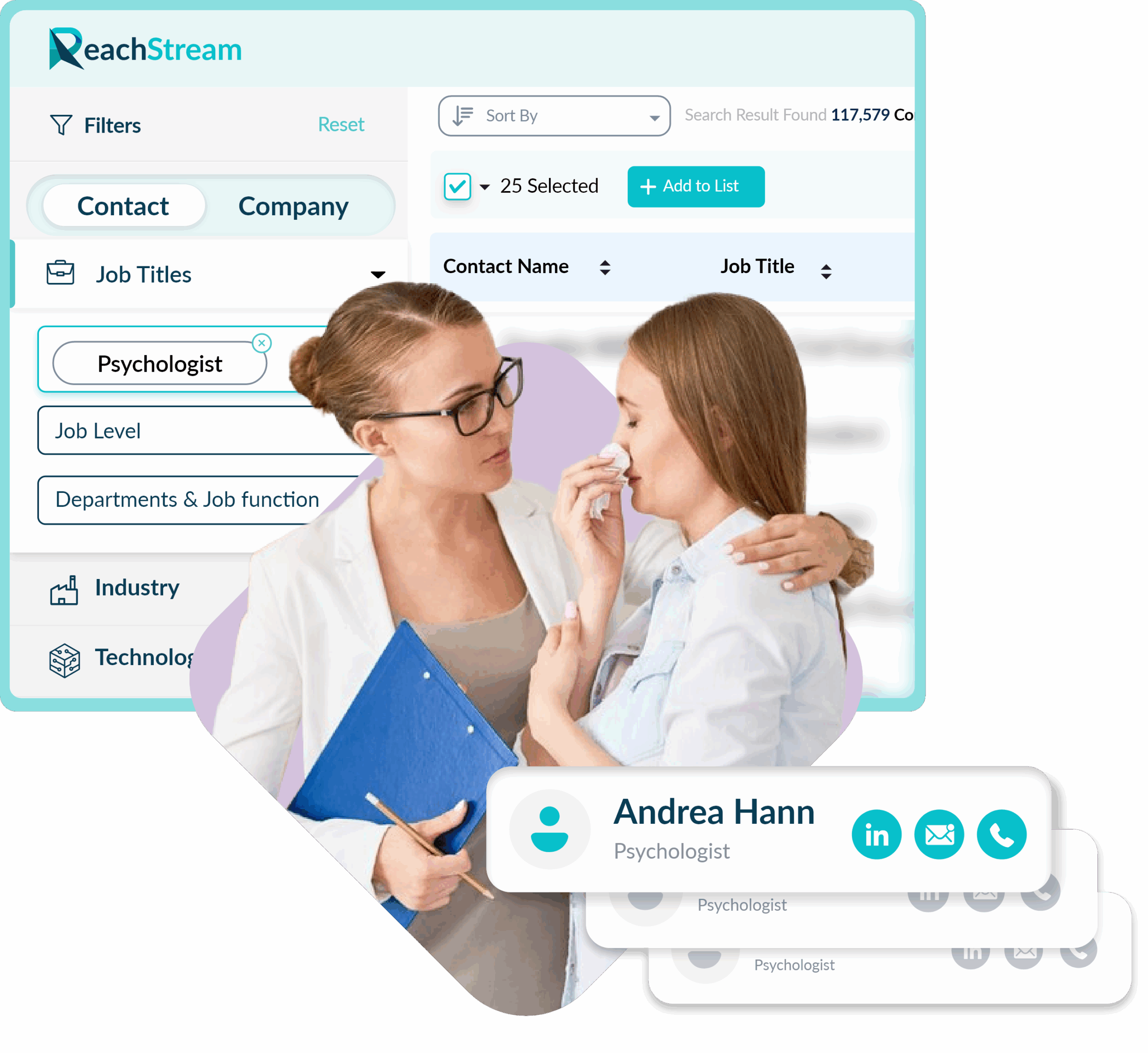 Get Verified Psychologist Email List From Reachstream