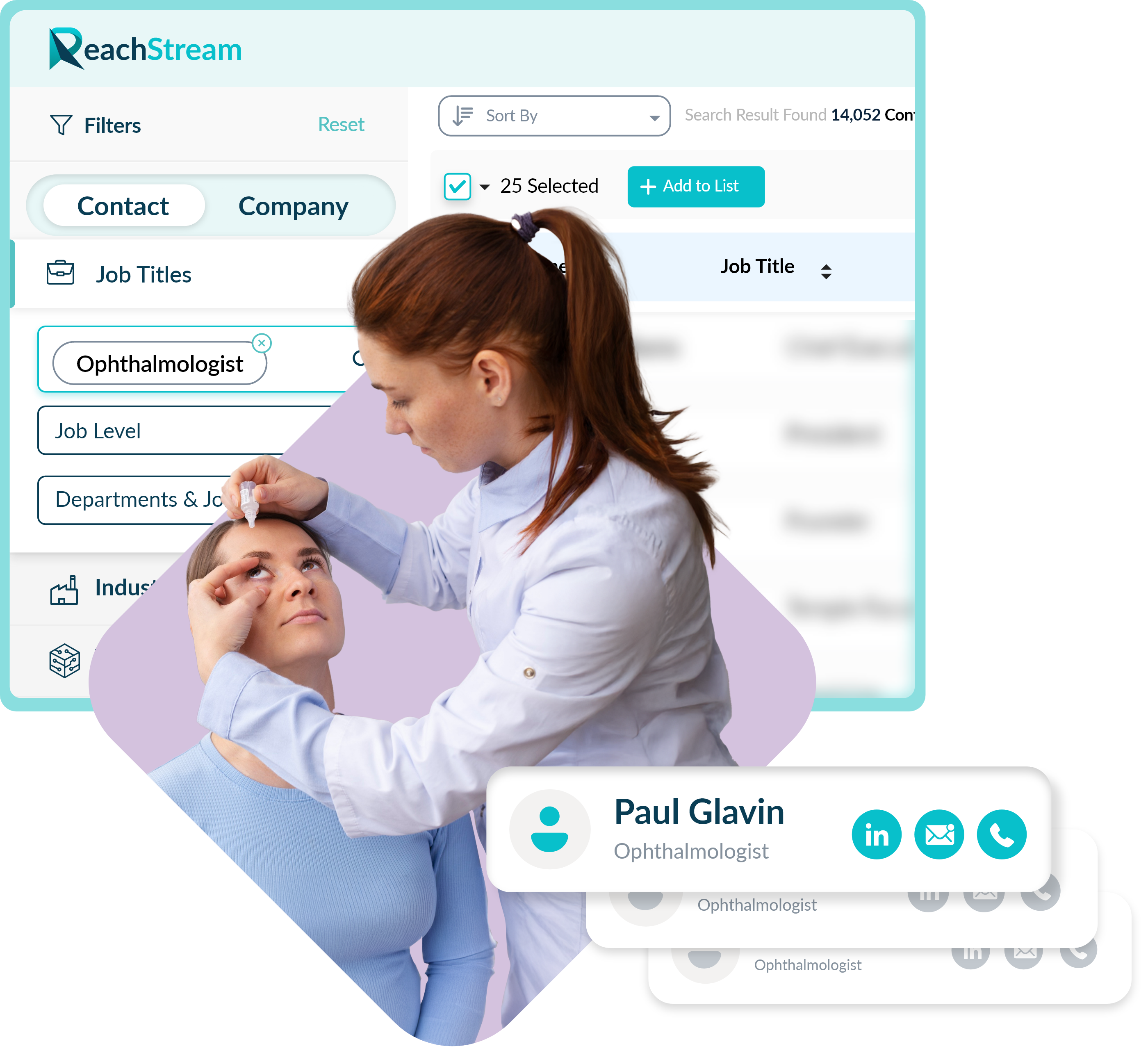 Ophthalmologist Contact Database