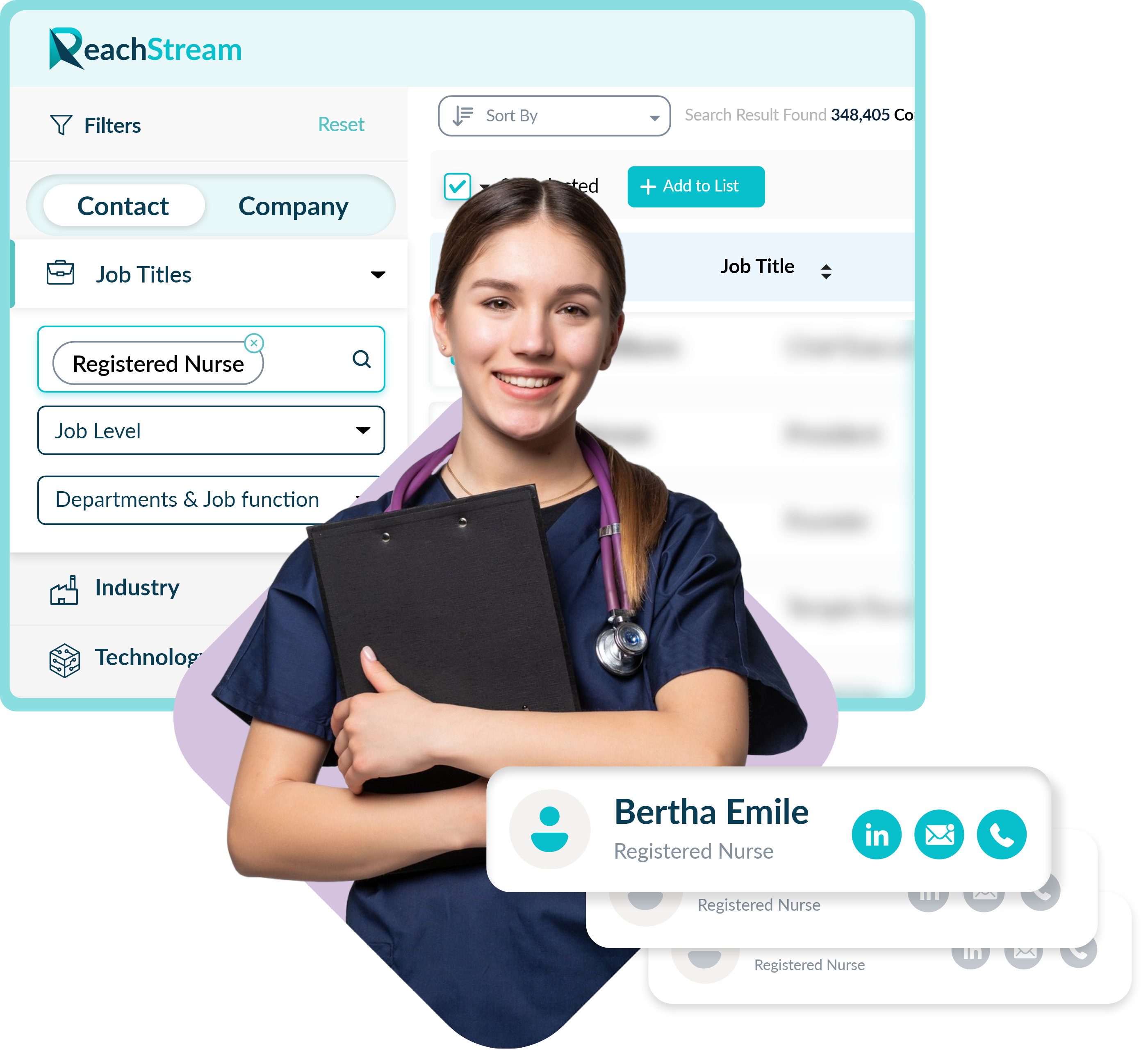 Registered Nurses Contact Database
