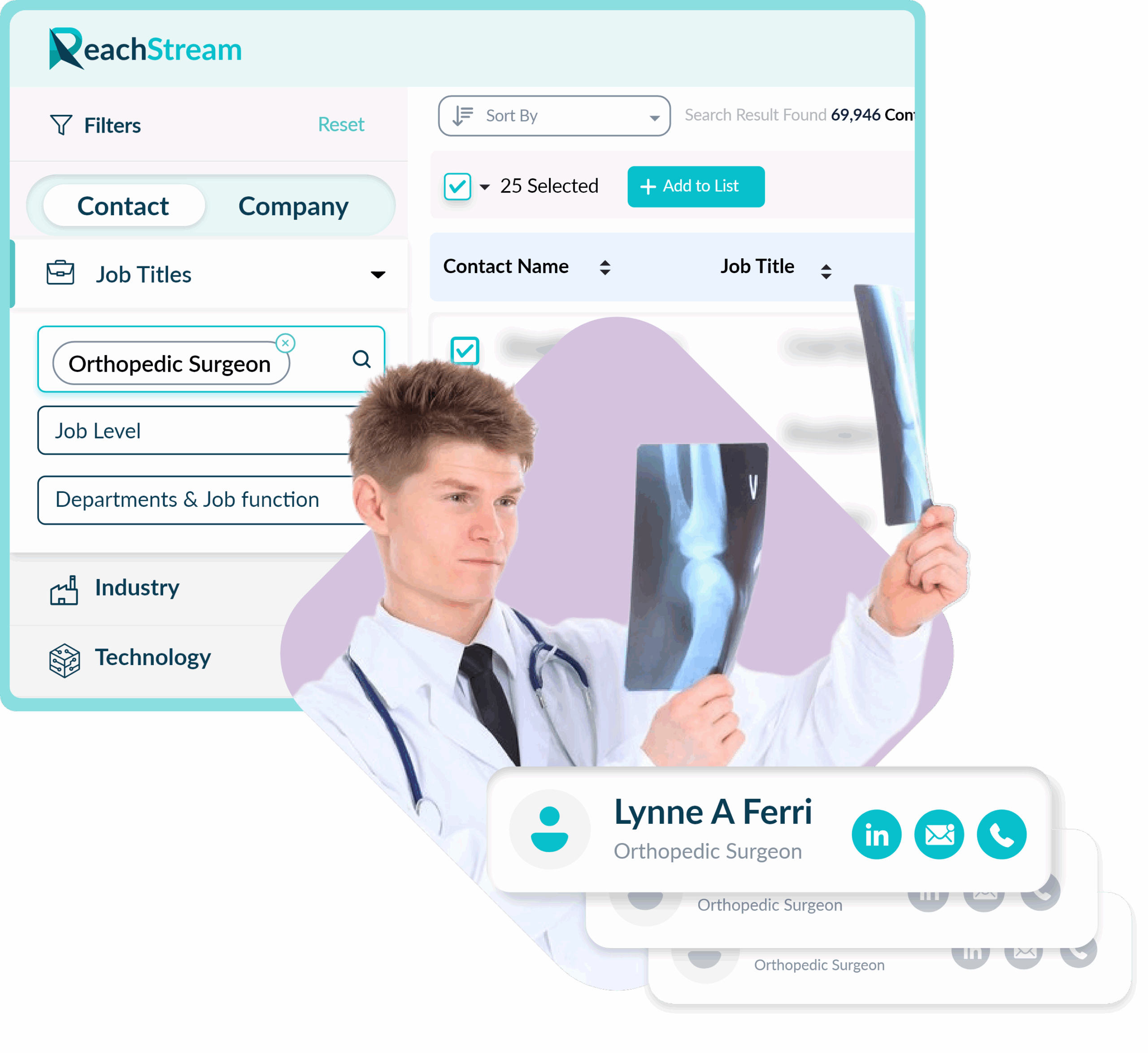 Get Verified Orthopedic Surgeons Email List From Reachstream