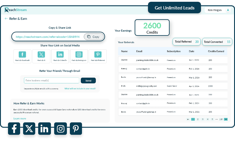 Refer Earn Overview
