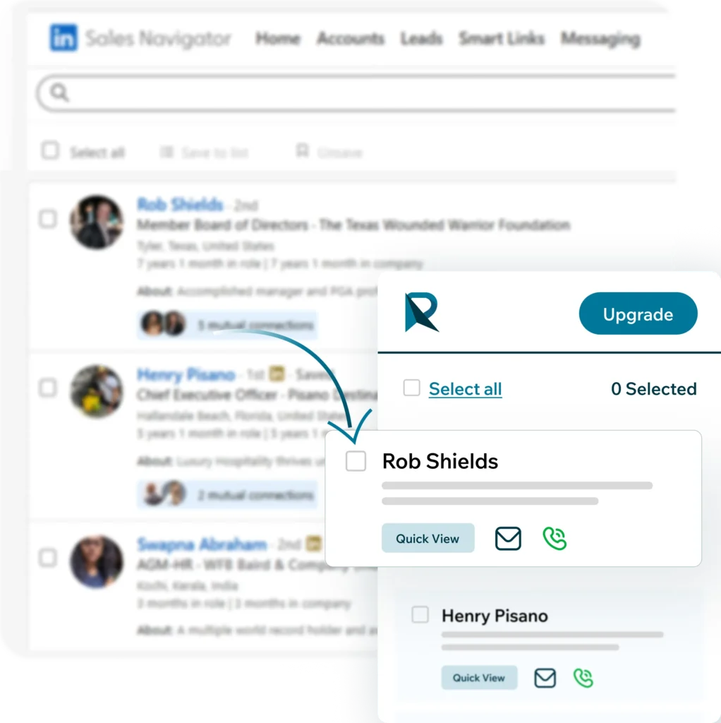 Reachstream Linkedin Sales Navigator Extension